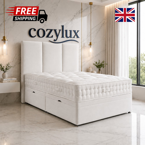 Plush velvet ottoman - plush,