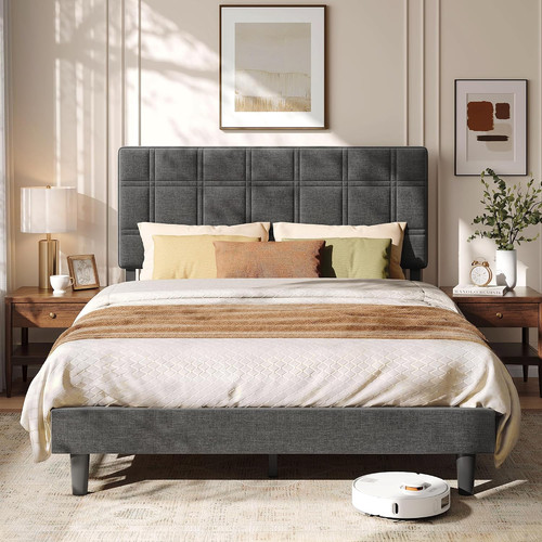 Luxury upholstered bed frame - luxury,