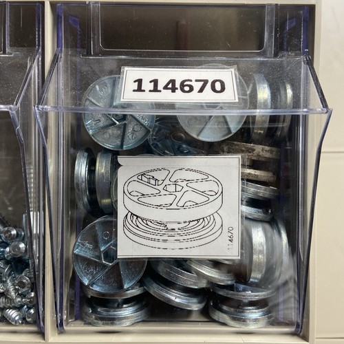 Ikea spiral cam wheel - 4x, lock