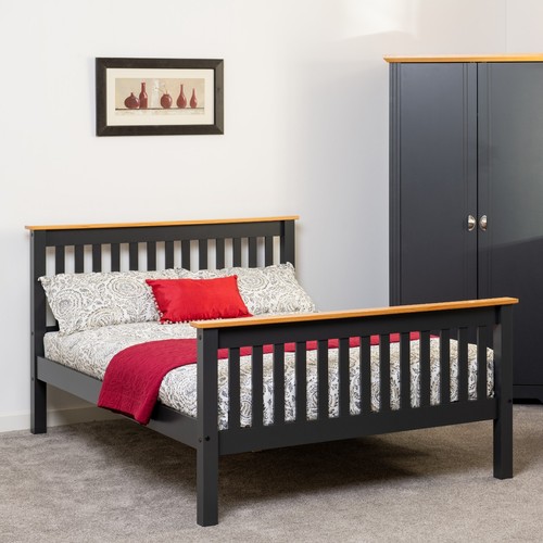 Monaco 6ft double bed frame - monaco,