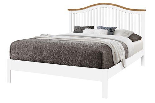 White oak wood - white, bed